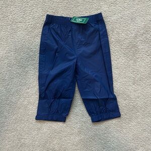 New with tags L.L. Bean Discover Rain Pant 12-18 months